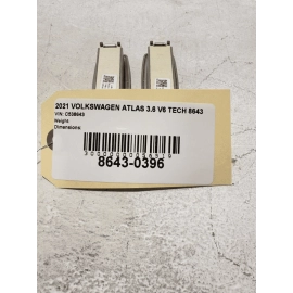 2021-2024 Volkswagen Atlas Front Left & Right Side Overhead Vanity Lamp OEM 2Pcs