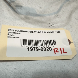 2021-2023 Volkswagen Atlas VW Rear Left Driver Side Door Wire Harness Wiring OEM