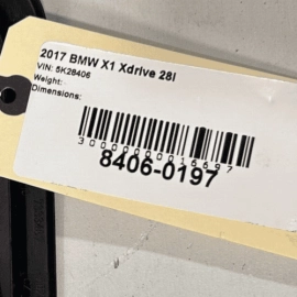 BMW X1 F48 2016-2022 REAR 2ND ROW CENTER SEAT BELT SEATBELT ROOF COVER OEM