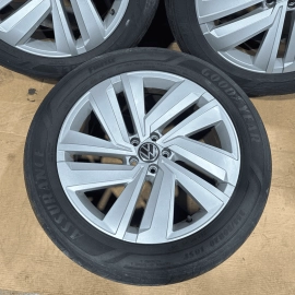 2021 Volkswagen Atlas SEL Wheel Rims 255/50R20 Five Double Spoke Silver OEM 3PCS