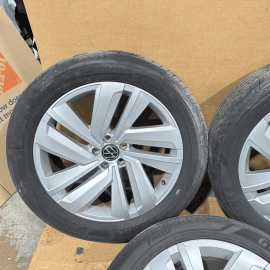 2021 Volkswagen Atlas SEL Wheel Rims 255/50R20 Five Double Spoke Silver OEM 3PCS