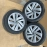 2021 Volkswagen Atlas SEL Wheel Rims 255/50R20 Five Double Spoke Silver OEM 3PCS