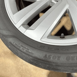 2021 Volkswagen Atlas SEL Wheel Rims 255/50R20 Five Double Spoke Silver OEM 3PCS