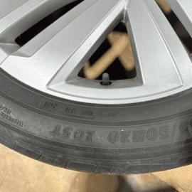 2021 Volkswagen Atlas SEL Wheel Rims 255/50R20 Five Double Spoke Silver OEM 3PCS