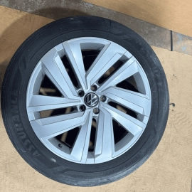 2021-2022 Volkswagen Atlas SEL Wheel Rim 255/50R20 Five Double Spoke Silver OEM