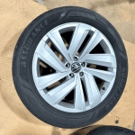 2021-2022 Volkswagen Atlas SEL Wheel Rim 255/50R20 Five Double Spoke Silver OEM