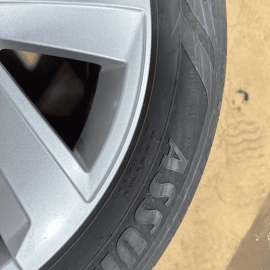 2021-2022 Volkswagen Atlas SEL Wheel Rim 255/50R20 Five Double Spoke Silver OEM