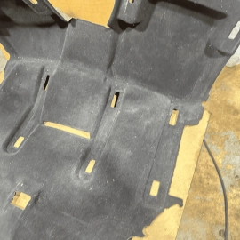 2021 VOLKSWAGEN ATLAS REAR WHOLE FLOOR CARPET MAT LINER COVER OEM