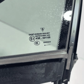PORSCHE PANAMERA FRONT LEFT DRIVER DOOR QUARTER WINDOW GLASS 2010-2016 OEM