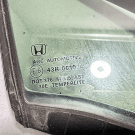 HONDA PASSPORT FRONT PASSENG SIDE DOOR FIXED VENT QUARTER WINDOW GLASS OEM 16-22