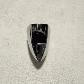 HONDA PILOT FRONT PASSENGER SIDE EXTERIOR DOOR HANDLE COVER CAP CROME OEM 16-22
