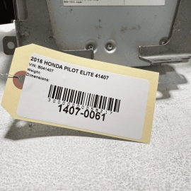 2016-2018 Honda Pilot DVD CD Blu-Ray Player Unit OEM