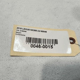 2018-2021 LEXUS NX300 2.0L INTERCOOLER COOLING RADIATOR  OEM