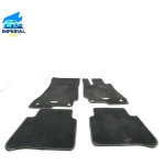 2007-2013 MERCEDES-BENZ S550 W221 FRONT & REAR FLOOR MAT SET OF 4 BLACK OEM