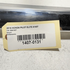 HONDA PILOT FRONT BUMPER RADIATOR GRILLE UPPER MOLDING TRIM OEM 2016 - 2018
