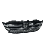 DEMAGE 16-2018 Honda Pilot Front Bumper Lower & Upper Grill Grille & Emblem OEM