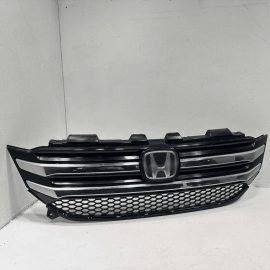 DEMAGE 16-2018 Honda Pilot Front Bumper Lower & Upper Grill Grille & Emblem OEM