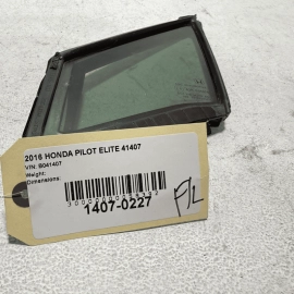 HONDA PILOTT FRONT DRIVER SIDE DOOR FIXED VENT QUARTER WINDOW GLASS OEM 2016-22