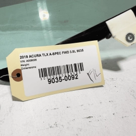 ACURA TLX 2015-2020 A-Spec FRONT LEFT DRIVER SIDE DOOR WINDOW GLASS OEM