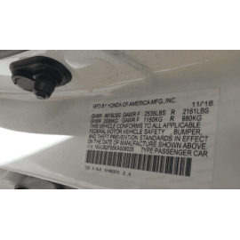 ACURA TLX Front Passenger Side Door Wiring Harness Subcord Sub Wire OEM 2018-20