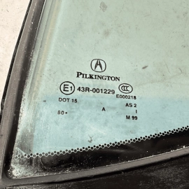 ACURA TLX REAR LEFT DRIVER SIDE DOOR QUARTER WINDOW GLASS & SEAL 2015-2020 OEM