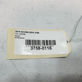ACURA MDX FENDER FRONT RIGHT PASSENGER SIDE PANEL NH830M silver OEM 2017-2020