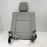 2014-2020 Acura MDX Rear Left 3RD Third Row Seat Back Cover w/Headrest Gray OEM