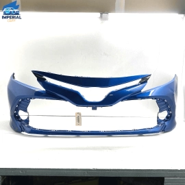 2018-2021 Toyota Camry L LE SE Front Bumper Cover Panel OEM Blue Streak Met