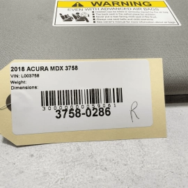 ACURA MDX 2017-18-19-2020 SUN VISOR SUNVISOR FRONT RIGHT PASSENGER SIDE OEM