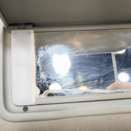 ACURA MDX 2017-18-19-2020 SUN VISOR SUNVISOR FRONT LEFT DRIVER SIDE OEM