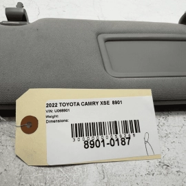 Front Windshield Passenger Side Sun Visor Sunvisor Toyota Camry 2018-2024 OEM