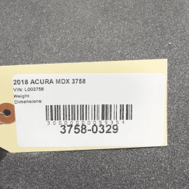 2018 Acura MDX Carpeted Carpet Floor Mats Set OEM 2018 Acura MDX Carpeted Carpet Floor Mats Set OEM