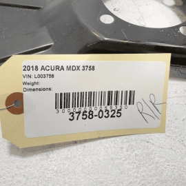 ACURA MDX 2017-2020 REAR RIGHT SIDE BRAKE CALIPER SPINDLE KNUCKLE SHIELD OEM