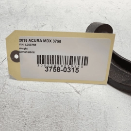 2018 ACURA MDX AUTOMATIC TRANSMISSION SKID BRACKET SUPPORT OEM
