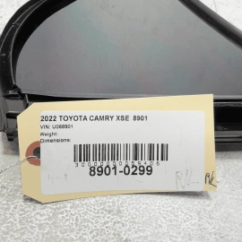 Rear Left Driver Door Corner Fixed Window Glass Toyota Camry 2018-2024 OEM
