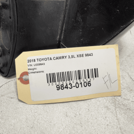 TOYOTA CAMRY FRONT LEFT DRIVER DOOR REAR VIEW MIRROR W/ CAMERA 360 OEM 2018-2020