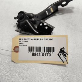 TOYOTA CAMRY FRONT PASSENGER SIDE HOOD BONNET HINGE 2018-2024 OEM BLACK = 218 =