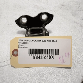 TOYOTA CAMRY REAR LEFT DRIVER SIDE DOOR UPPER HINGE OEM BLACK = 218 = 2009-2024