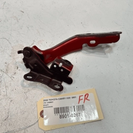 TOYOTA CAMRY 2018-2024 FRONT PASSENGER SIDE HOOD BONNET HINGE OEM RED = 2SC =