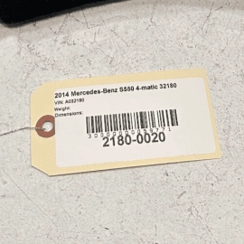 2014-2017 MERCEDES W222 S550 PASSENGER SIDE B PILLAR LOWER COVER TRIM PANEL OEM 2014-2017 MERCEDES W222 S550 PASSENGER SIDE B PILLAR LOWER COVER TRIM PANEL OEM