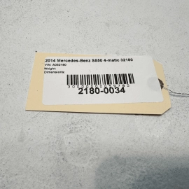 2014-2017 MERCEDES S550 V222  FRONT PASSENGER SIDE FLOOR CARPET COVER LINER OEM