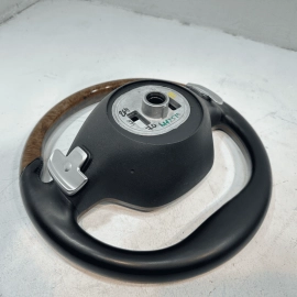 Steering Wheel Wood w/ Paddle Shifters Gray Mercedes W222 S550 2014-2017 OEM