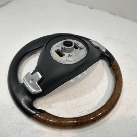 Steering Wheel Wood w/ Paddle Shifters Gray Mercedes W222 S550 2014-2017 OEM