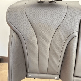 Rear Upper Back Seat Cushion & Headrest Black Mercedes W222 S550 2014-2017 OEM