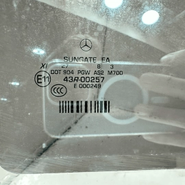 2014-2017 MERCEDES-BENZ S550 Rear Right Passenge Side Door Window Glass OEM