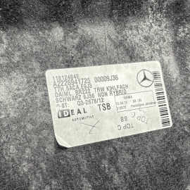 2014 MERCEDES W222 S550 REAR TRUNK CARPET FLOOR COVER MAT OEM