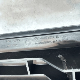 2014-2017 MERCEDES S550 W222 REAR PASSENGER DOOR SILL SCUFF TRIM PLATE COVER OEM