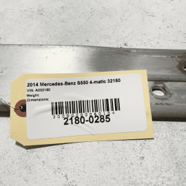 2014-2017 Mercedes-Benz S 550 Floor Crossmember Reinforcement Bracket OEM