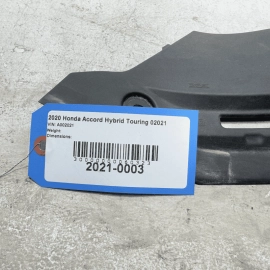 2018-2022 Honda Accord Front Driver Side Grille Upper Shield Guard Cover OEM