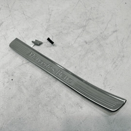 Rear Left Door Sill Scuff Plate Trim Mercedes W222 S550 2014-2017 OEM